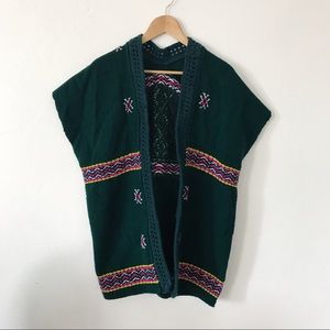 VINTAGE tribal kimono/poncho/vest